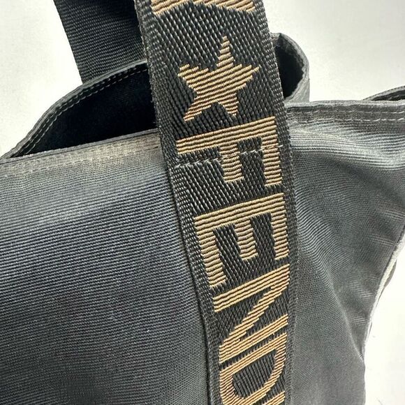 Vintage Fendi Roma Star Black Canvas Tote - Picture 12 of 16